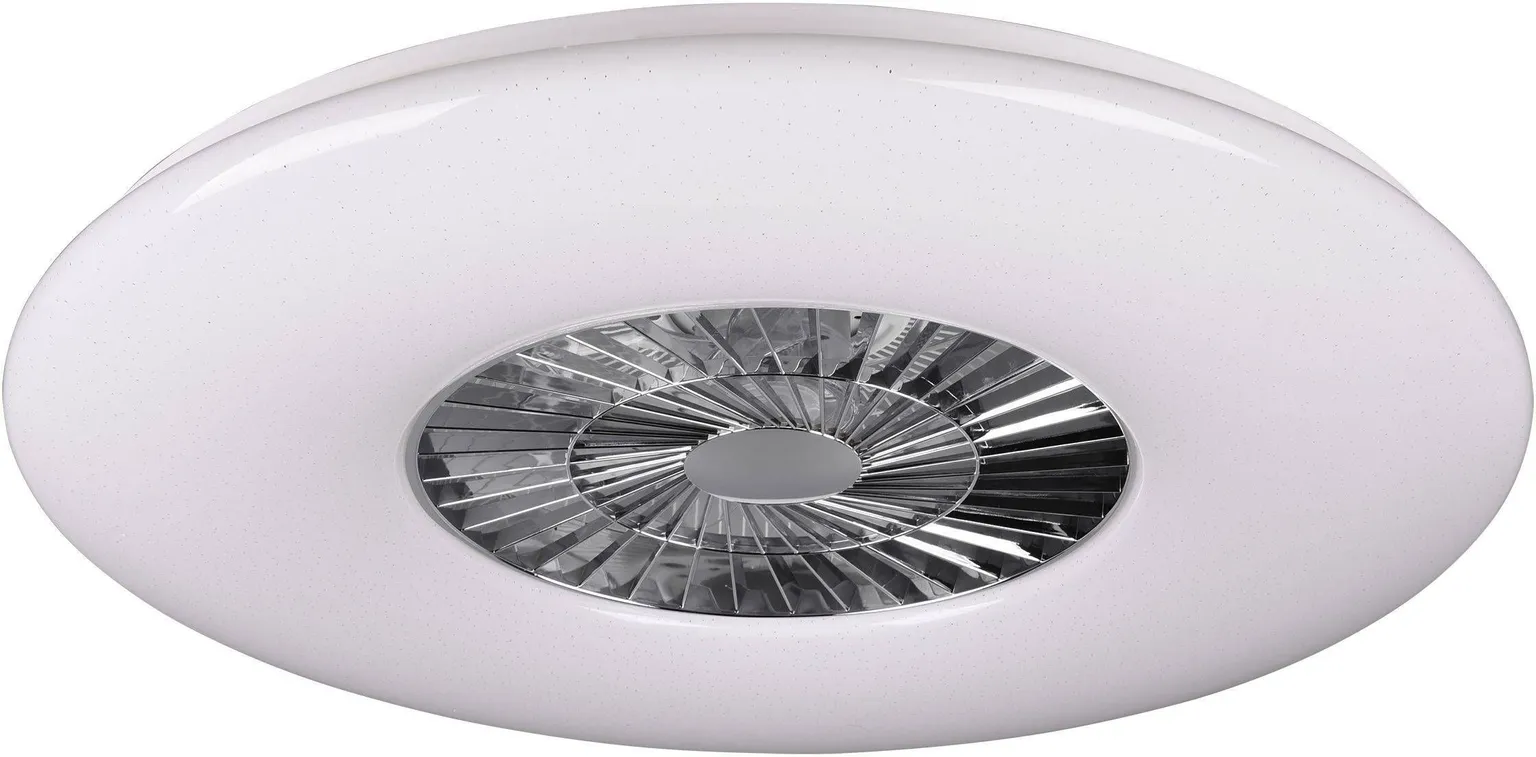 VALGUSTI VENTILAATORIGA TRIO VISBY LED 60W 4400LM KROOM