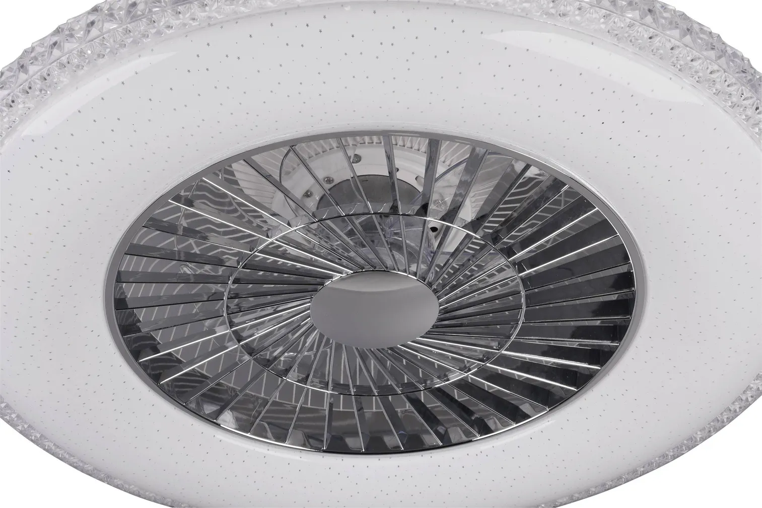 VALGUSTI VENTILAATORIGA TRIO HARSTAD LED 40W 5000LM KROOM