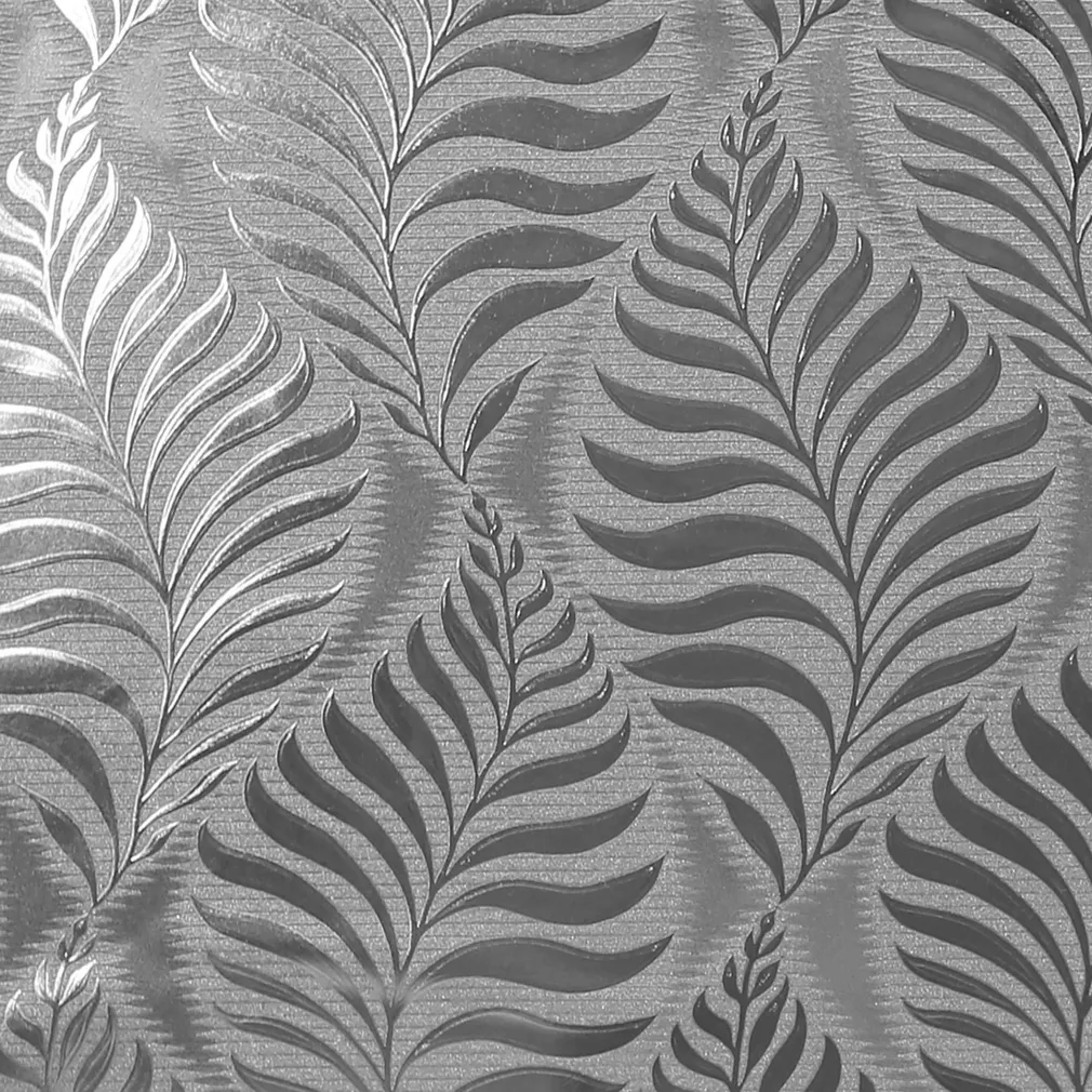 TAPEET ARTHOUSE FOIL EMBOSSED LEAF SILVER