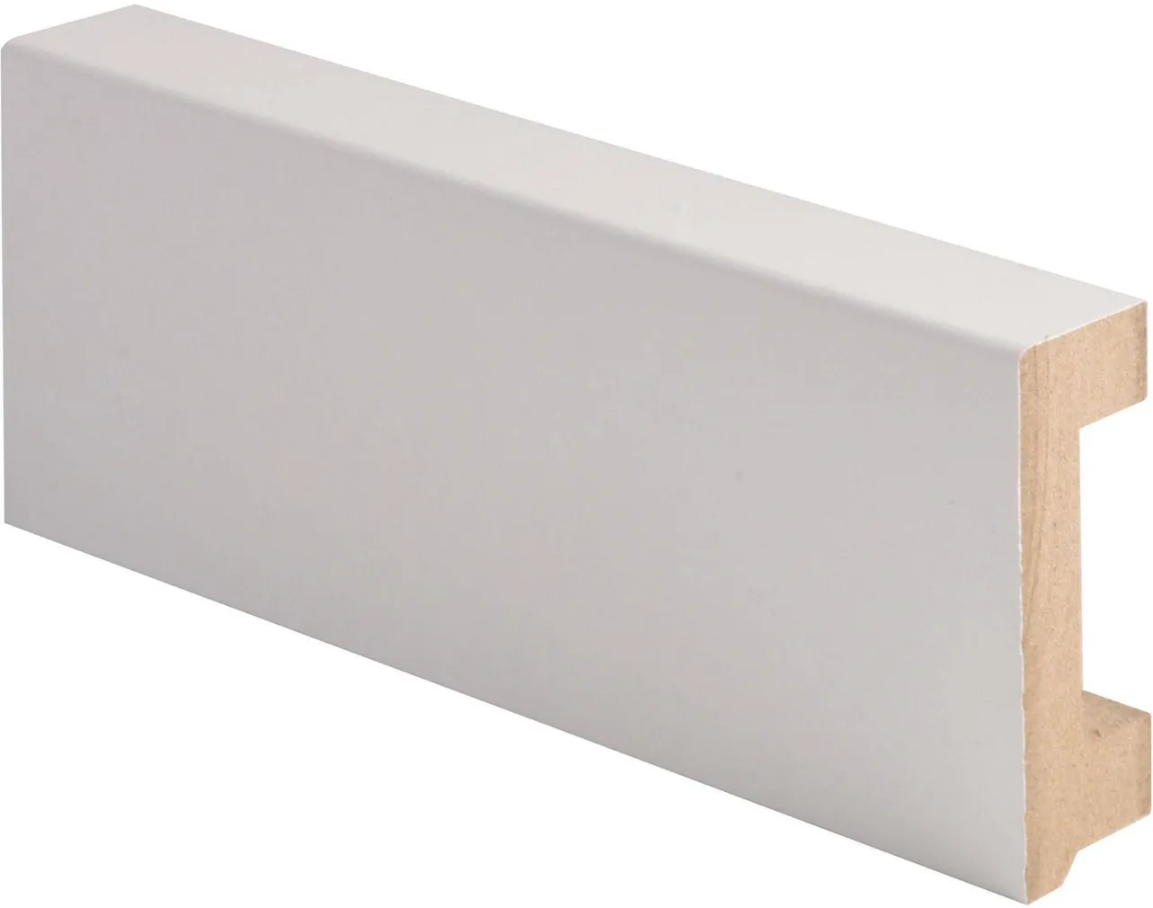 PÕRANDALIIST NORDHOME MDF 19X58X2750MM KAABLI SÜVISEGA VALGE