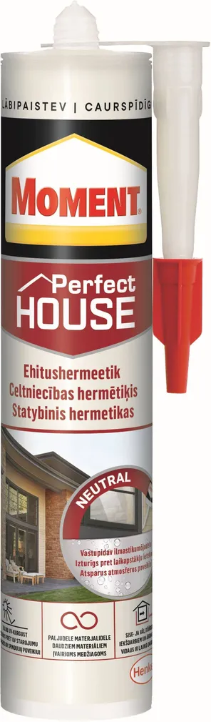 NEUTRAALSILIKOON MOMENT PERFECT HOUSE 280ML TRANSPARENT