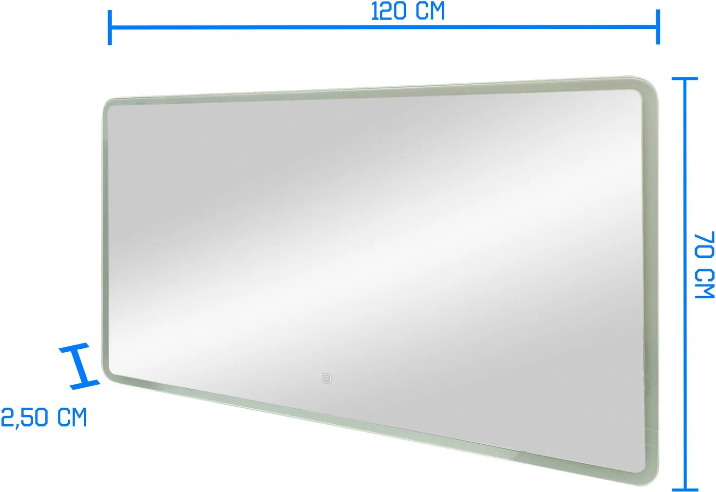 PEEGEL KONTINENT DEMURE LED VALGUSTUSEGA 120X70CM