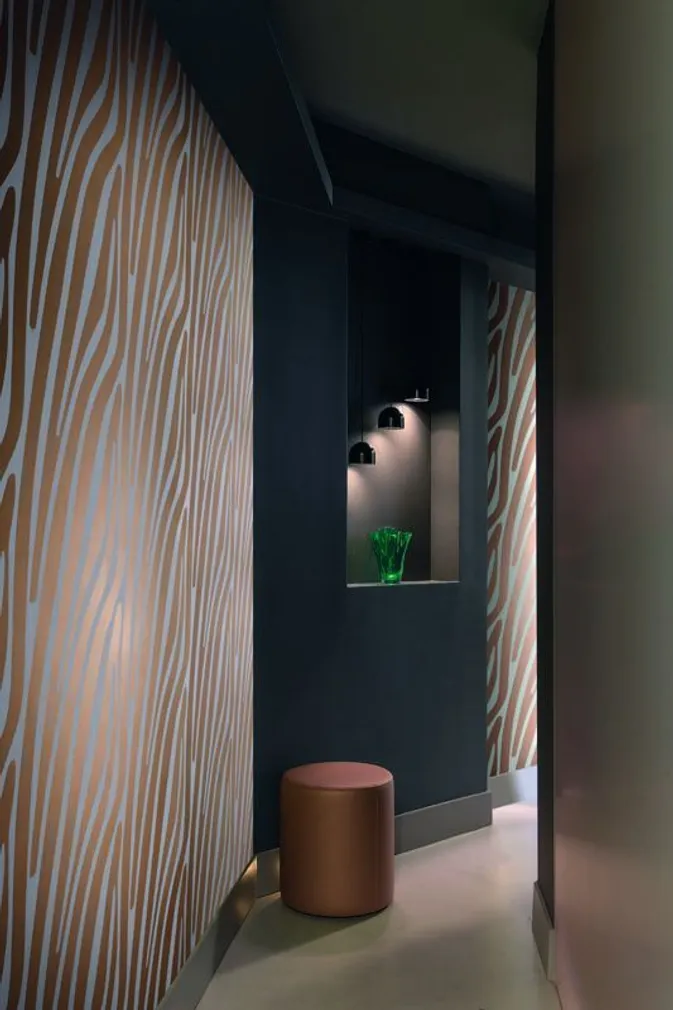 TAPEET LIIMIGA DUTCH WALLCOVERINGS DAMARA 11-COPPER 52CMX10M