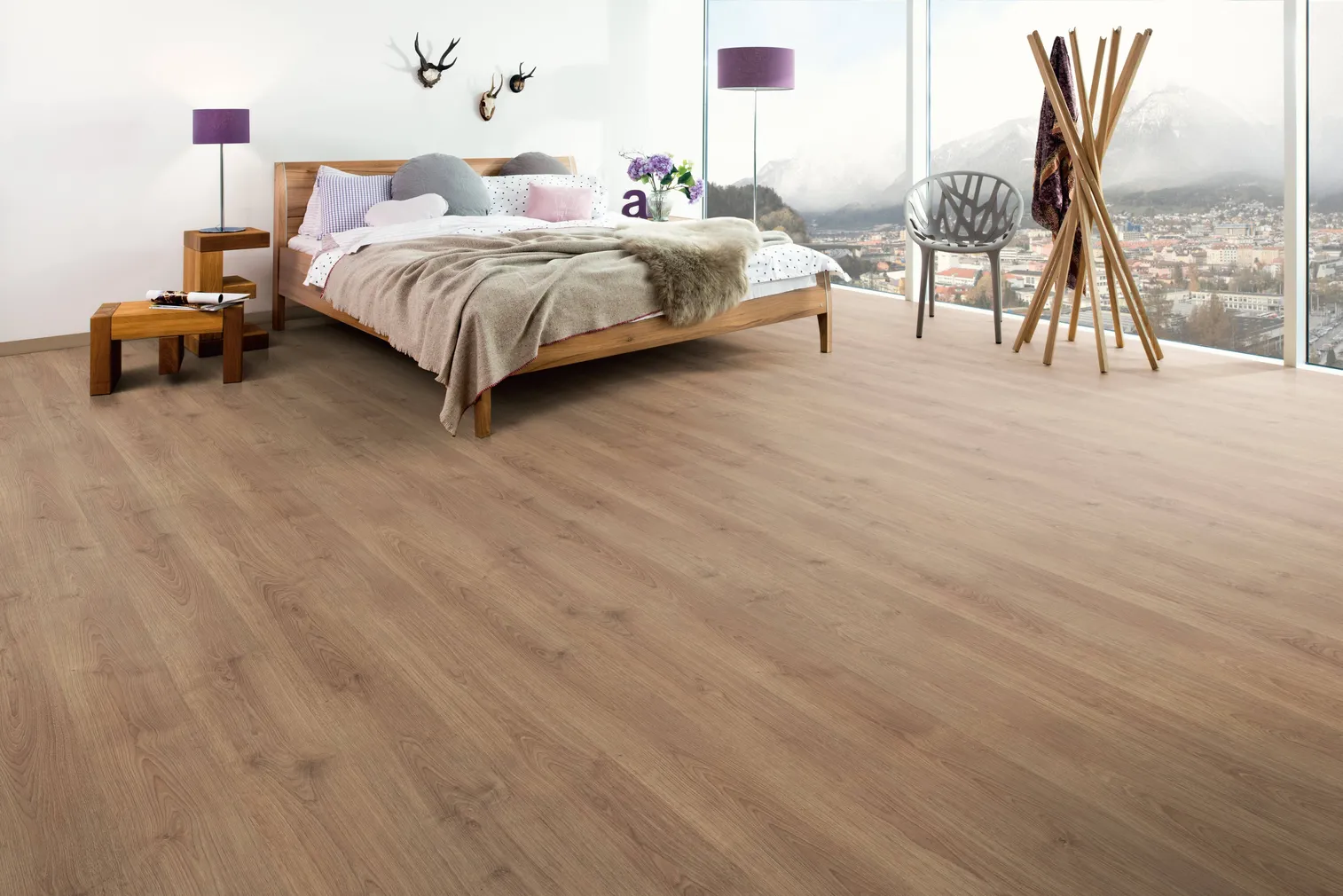LAMINAATPARKETT EBL 8MM BROWN BROOK OAK 1-LIPP