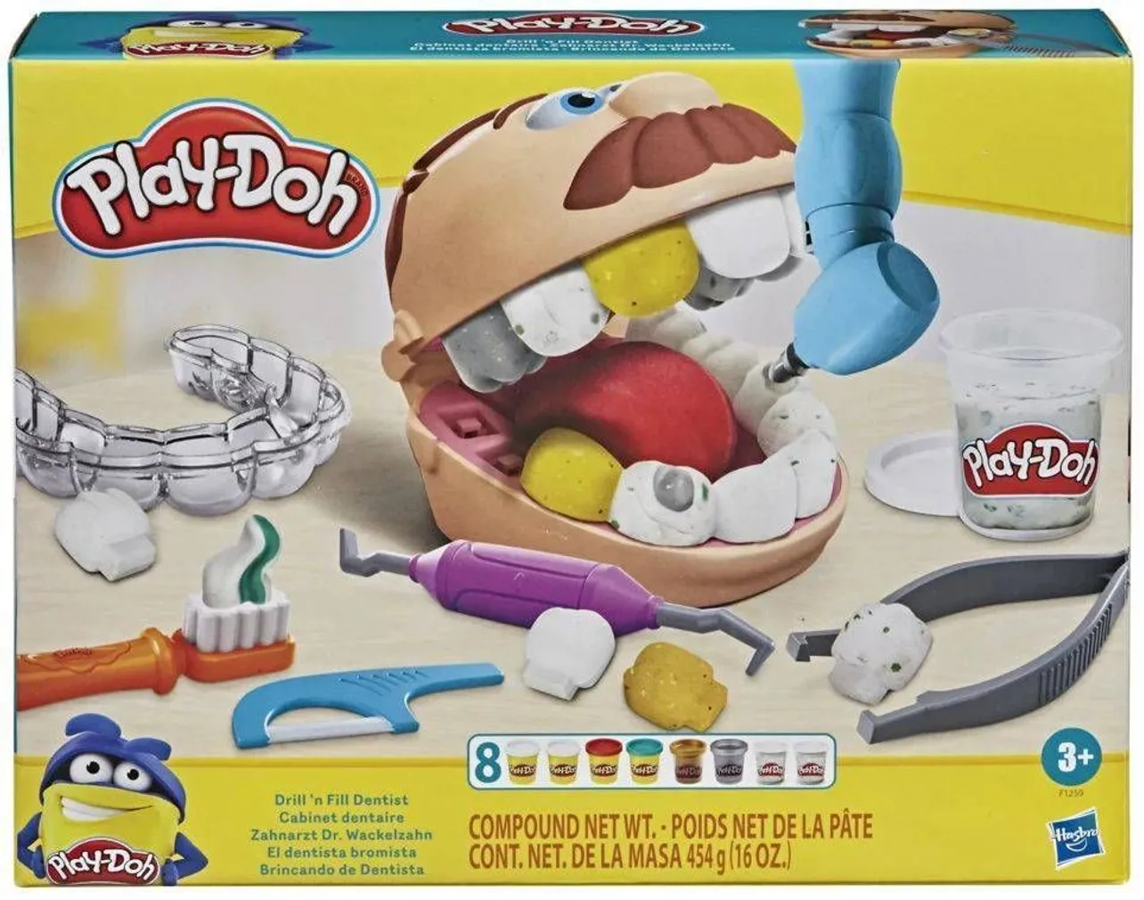 MÄNGUASI PLAY-DOH HAMBAARST DRILL AND FILL