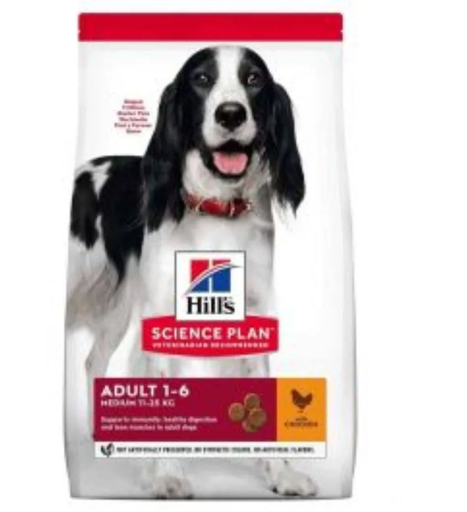 LEMMIKLOOMA HILLS KOERA TÄISSÖÖT KESK.TÕUG KANA 2,5KG