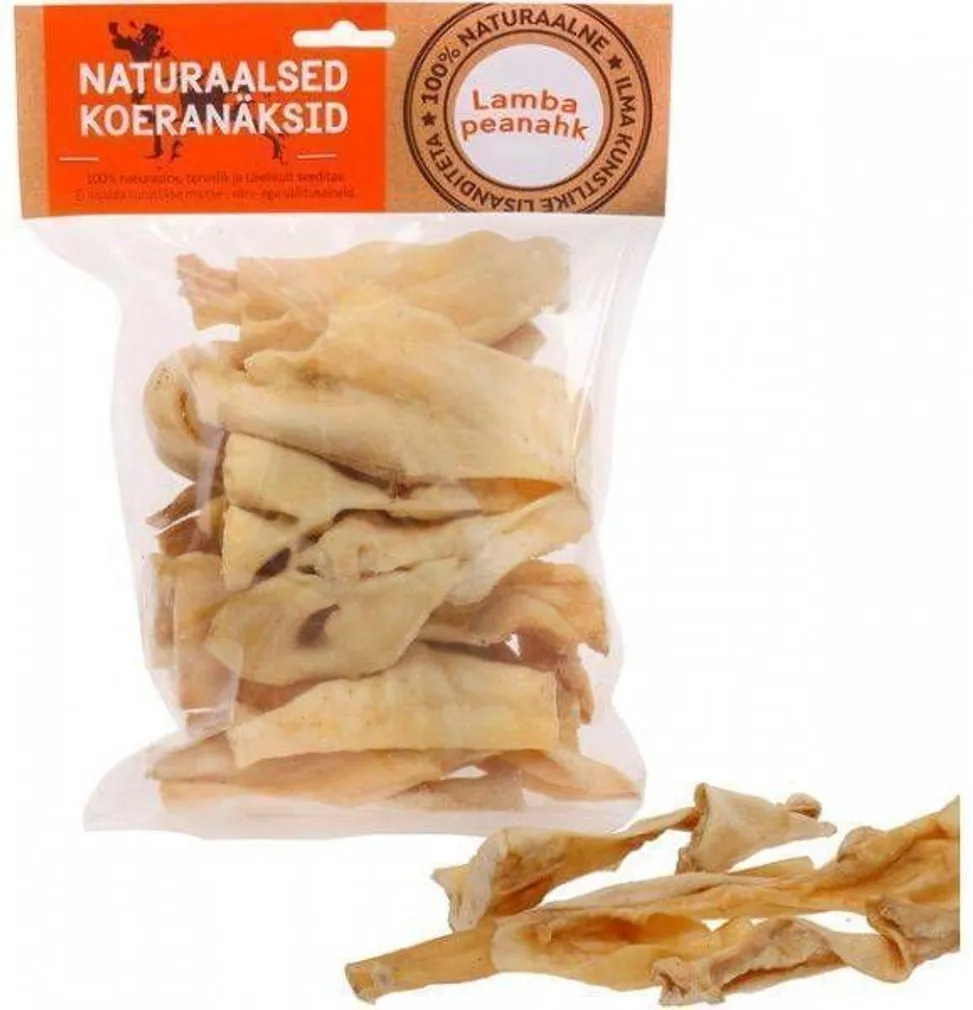 LEMMIKLOOMA PALMAR NATURAALNE KOERA MAIUS LAMBA PEANAHK 200G
