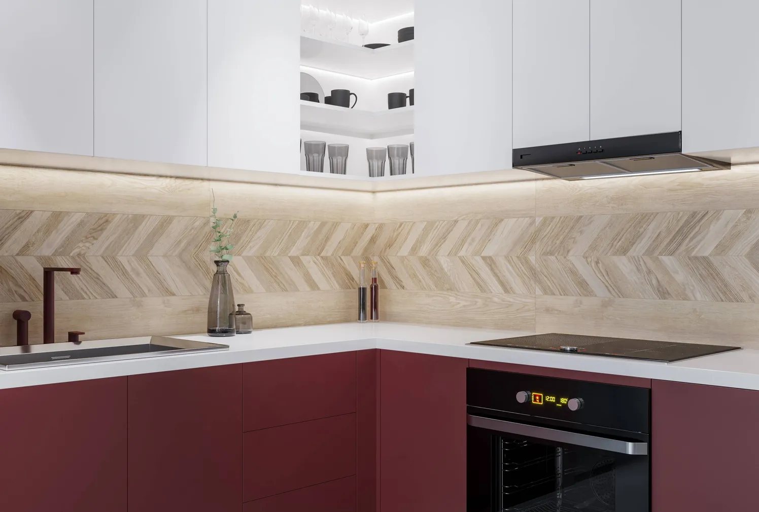 PÕRANDAPLAAT GOLDEN TILE WOOD SHEVRON BEIGE RIGHT 15X90CM 1,08M² PAKIS