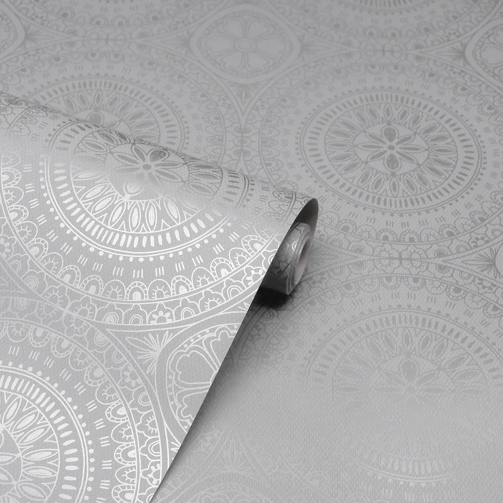 TAPEET ARTHOUSE BOHO MEDALLION SILVER