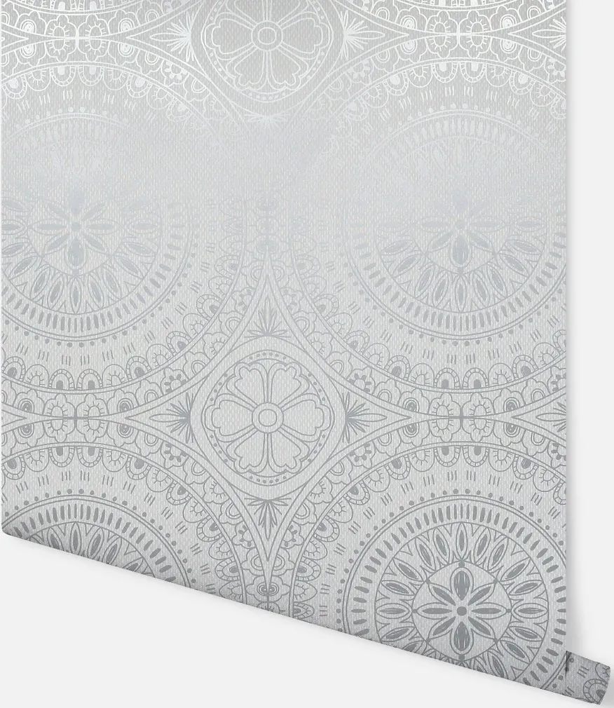 TAPEET ARTHOUSE BOHO MEDALLION SILVER