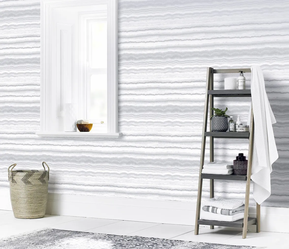 TAPEET ARTHOUSE MINERAL WHITE & SILVER