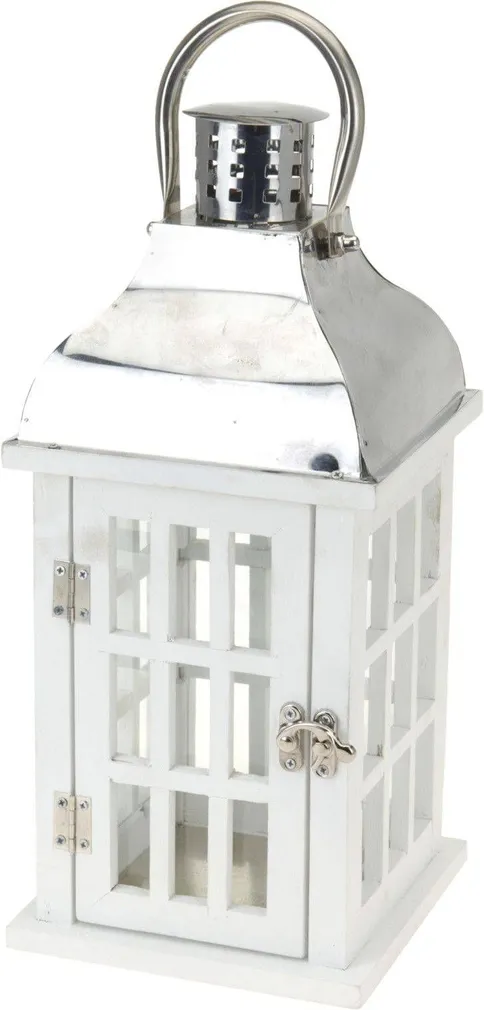 LATERN HOME & STYLING PUIDUST 39CM VALGE HÕBE