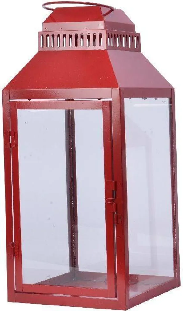 LATERN DECORIS 45CM PUNANE