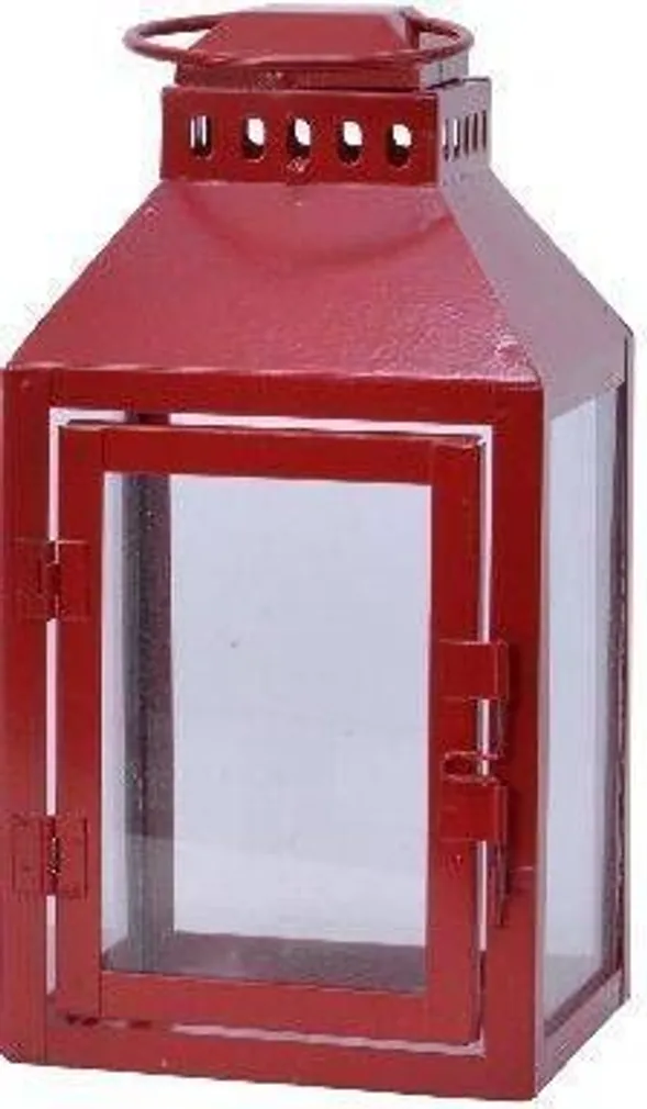 LATERN DECORIS 24CM PUNANE