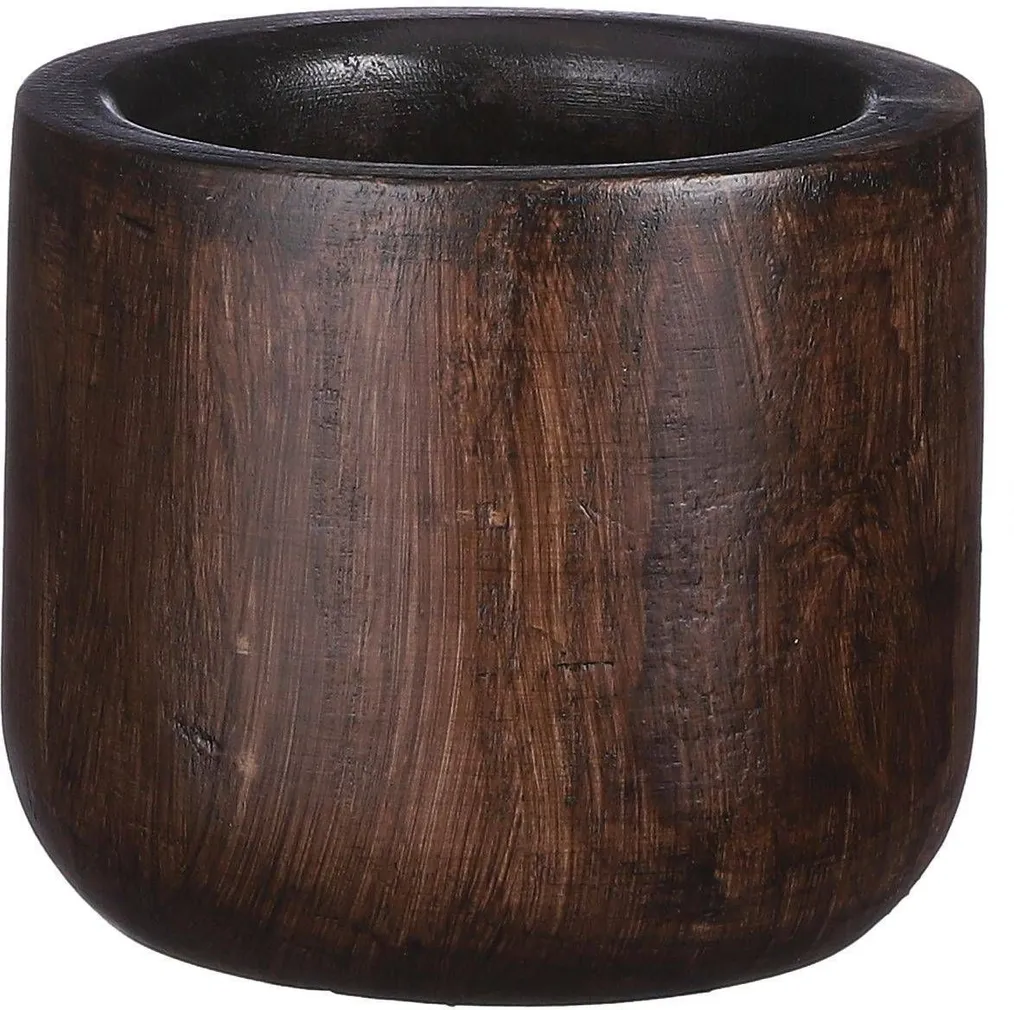 ÜMBRISPOTT MICA DECORATIONS PYKE 16X19CM TUMEPRUUN