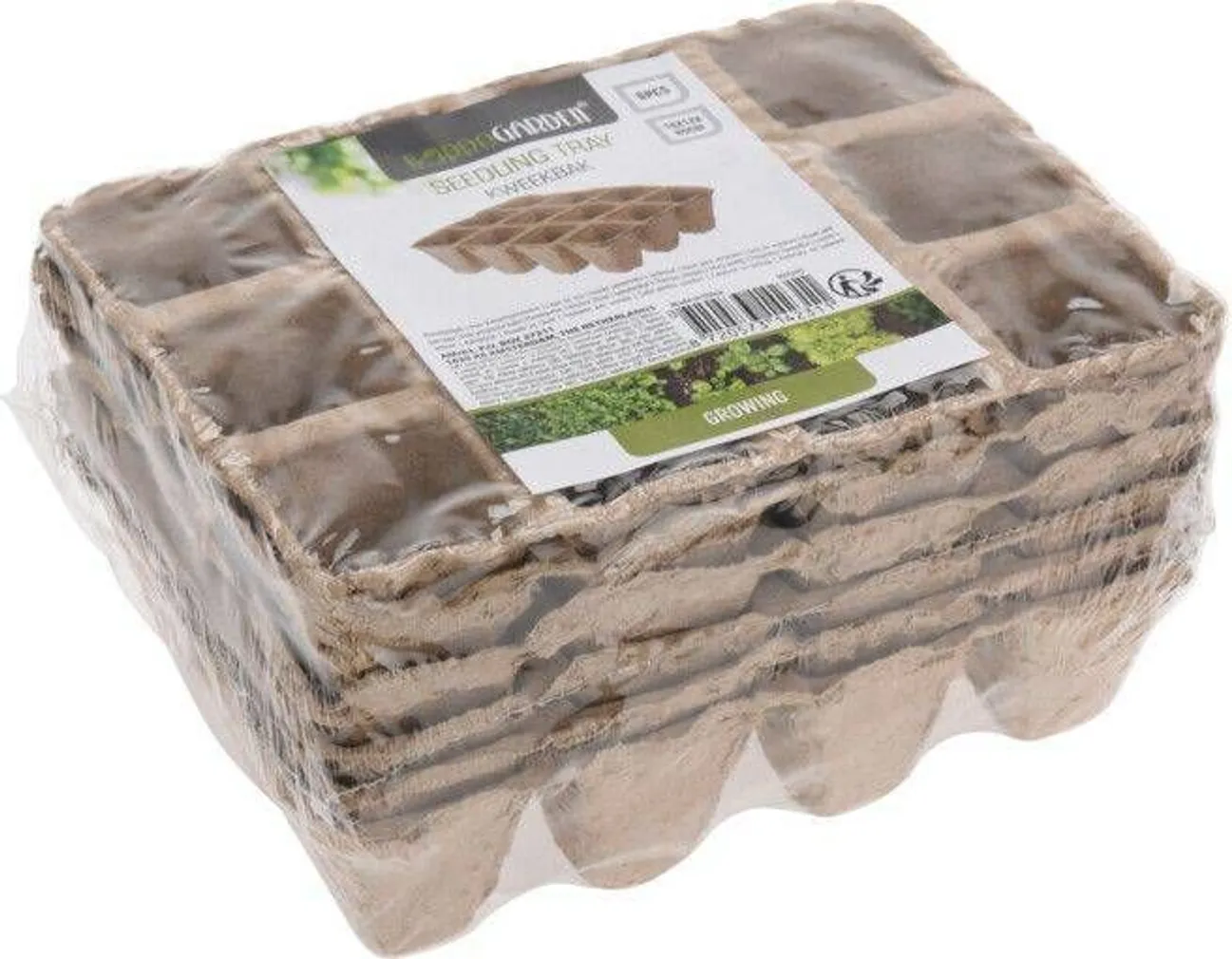 TURBAPOTID PROGARDEN 16X12X5CM 12 POTT 6TK PAKIS