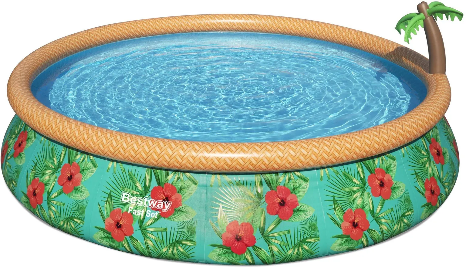 BASSEIN BESTWAY FAST SET PARADISE PALMS 4,57MX84CM