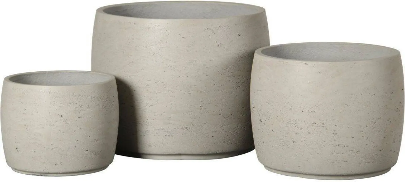 ÜMBRISPOTT RO CEMENT 36X36X28CM, HALL