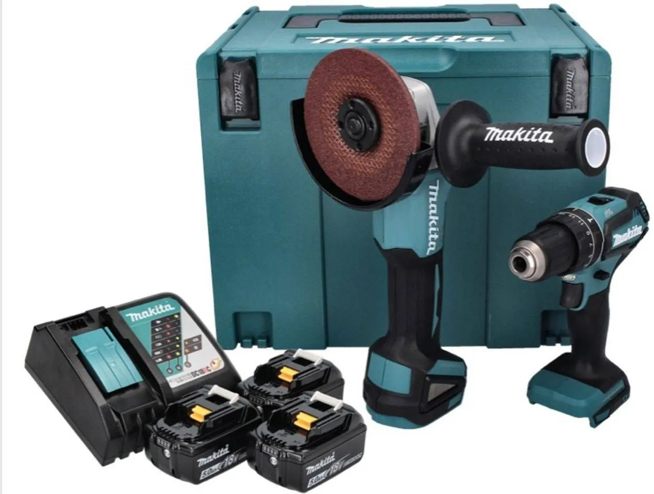 COMBOKIT MAKITA DLX2334J 18V 3X3,0AH (DHP485+DGA504)