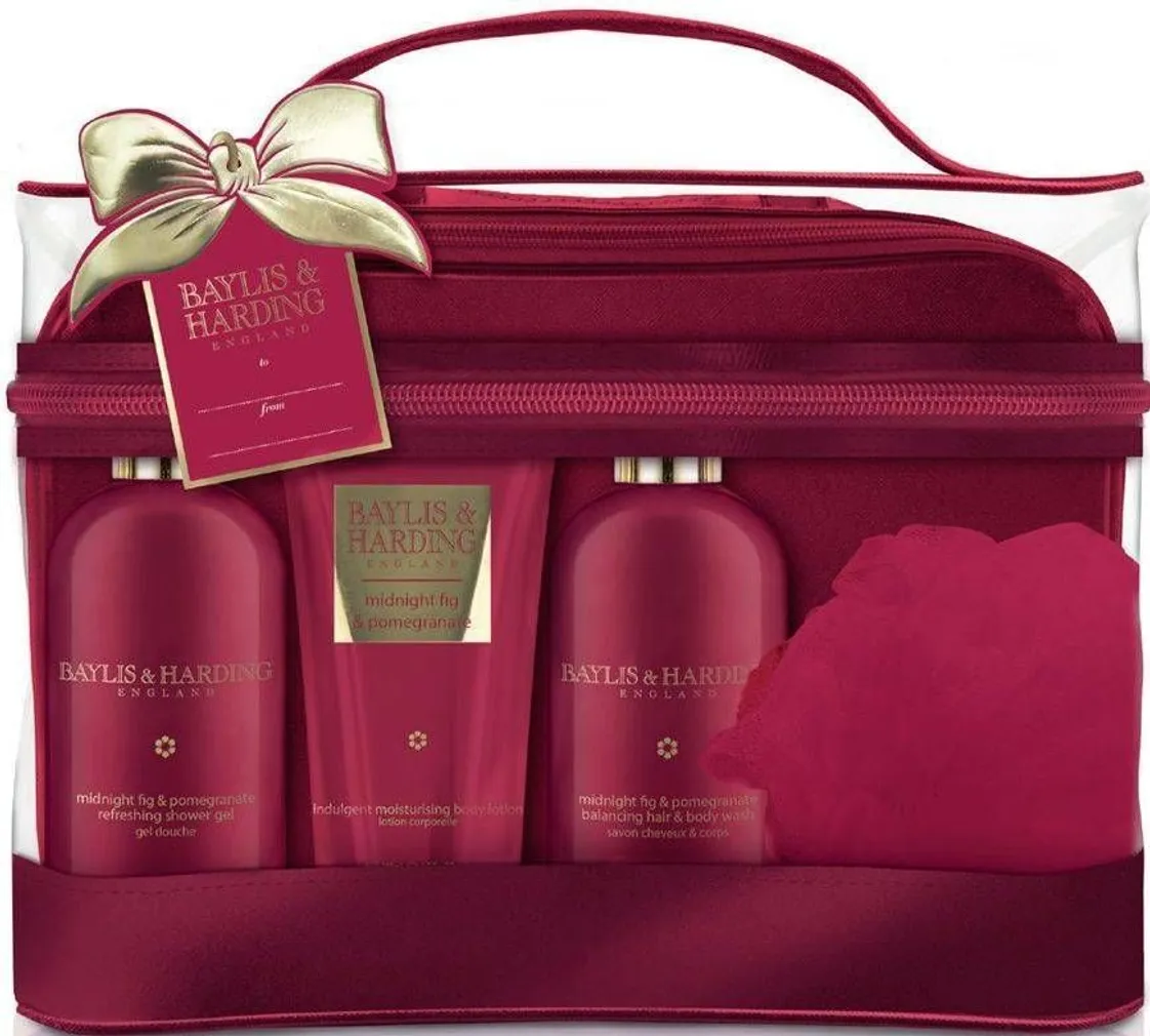 KINKEKOMPLEKT BAYLIS&HARDING MIDNIGHT FIG & POMEGRANATE 5-OSALINE