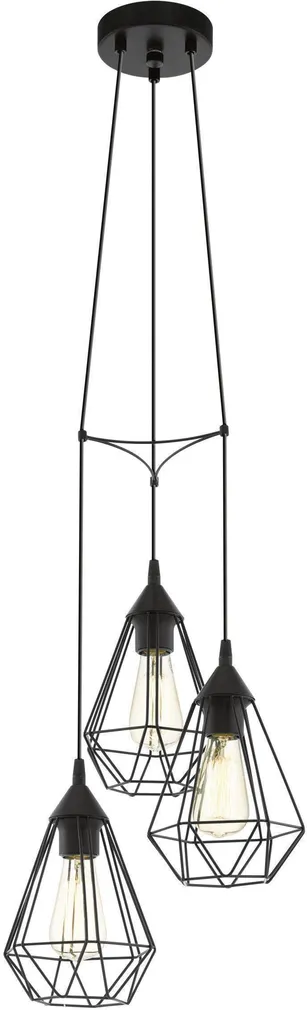 LAELAMP EGLO TARBES 3X60W E27 MUST ÜMAR LAEROSETT