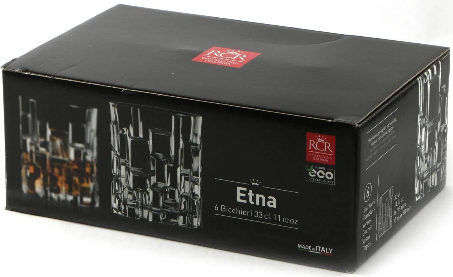 VISKIKLAAS RCR ETNA 330ML 6TK PAKIS