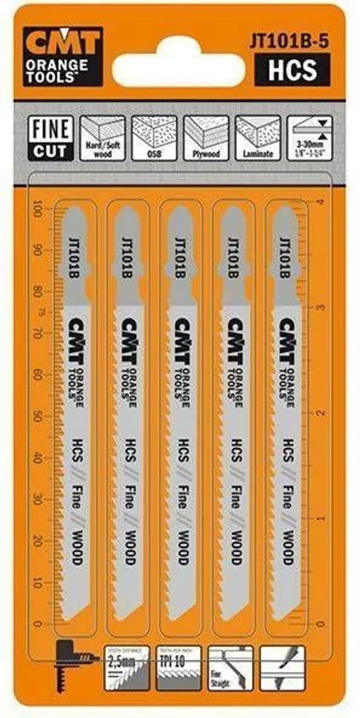 TIKKSAETERAD PUIDULE CMT 75X2,5MM Z10TPI HCS 5TK PAKIS