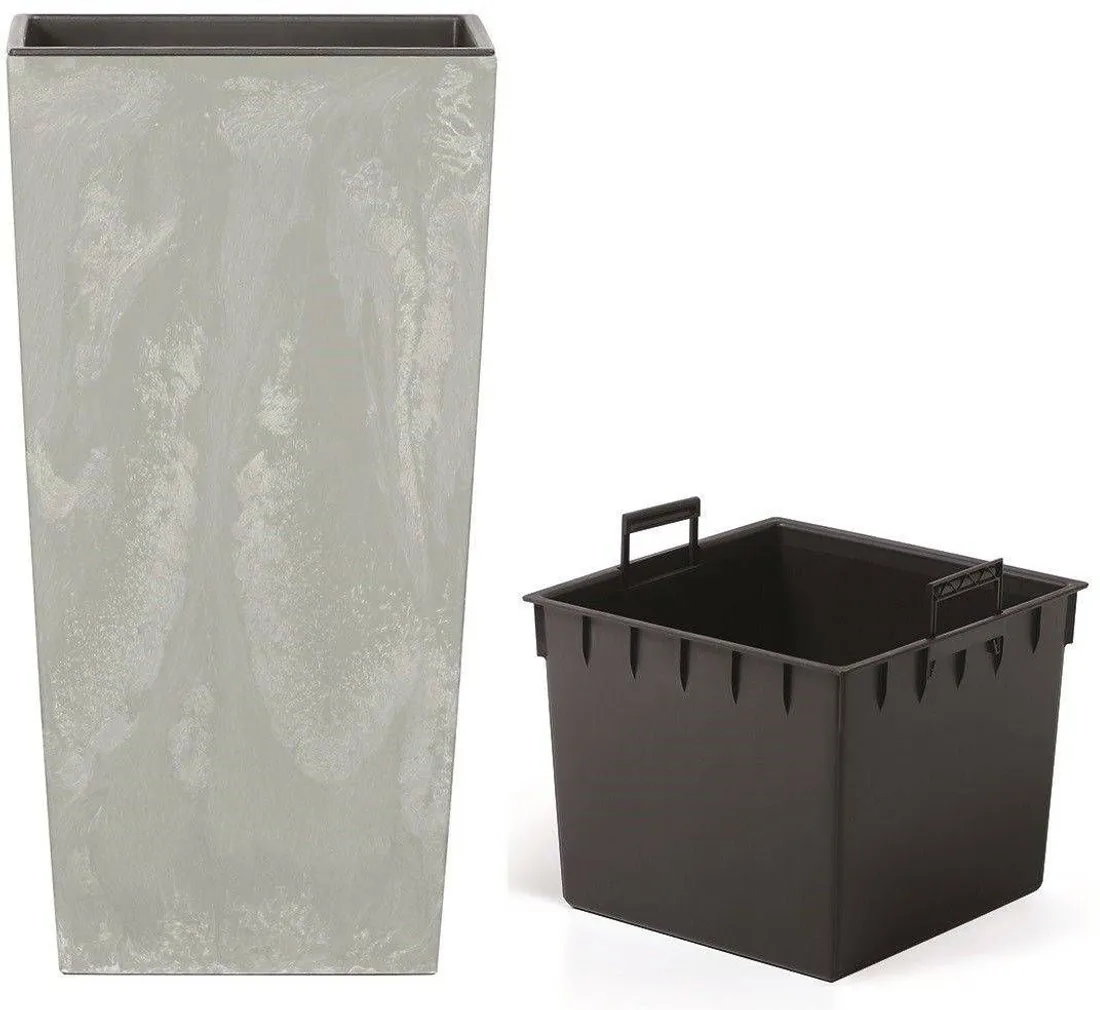 LILLEPOTT PROSPERPLAST URBI SQUARE 26,5CM, BETOONI IMITATSIOON