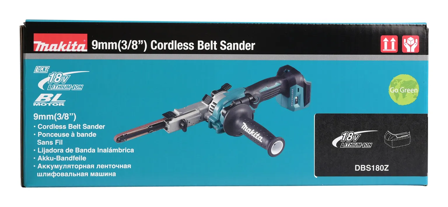 AKULINTLIHVIJA MAKITA DBS180Z 18V, 9X533MM, AKUDE JA LAADIJATA