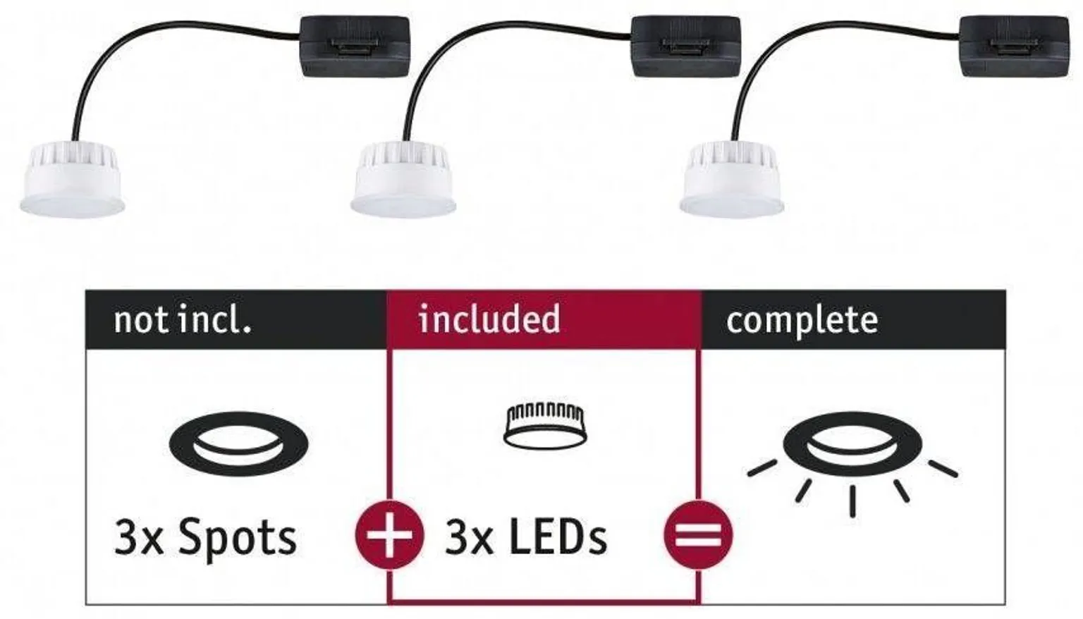 ALLVALGUSTI PAULMANN CHOOSE COIN LED MOODUL 3X6W 470LM 2700K