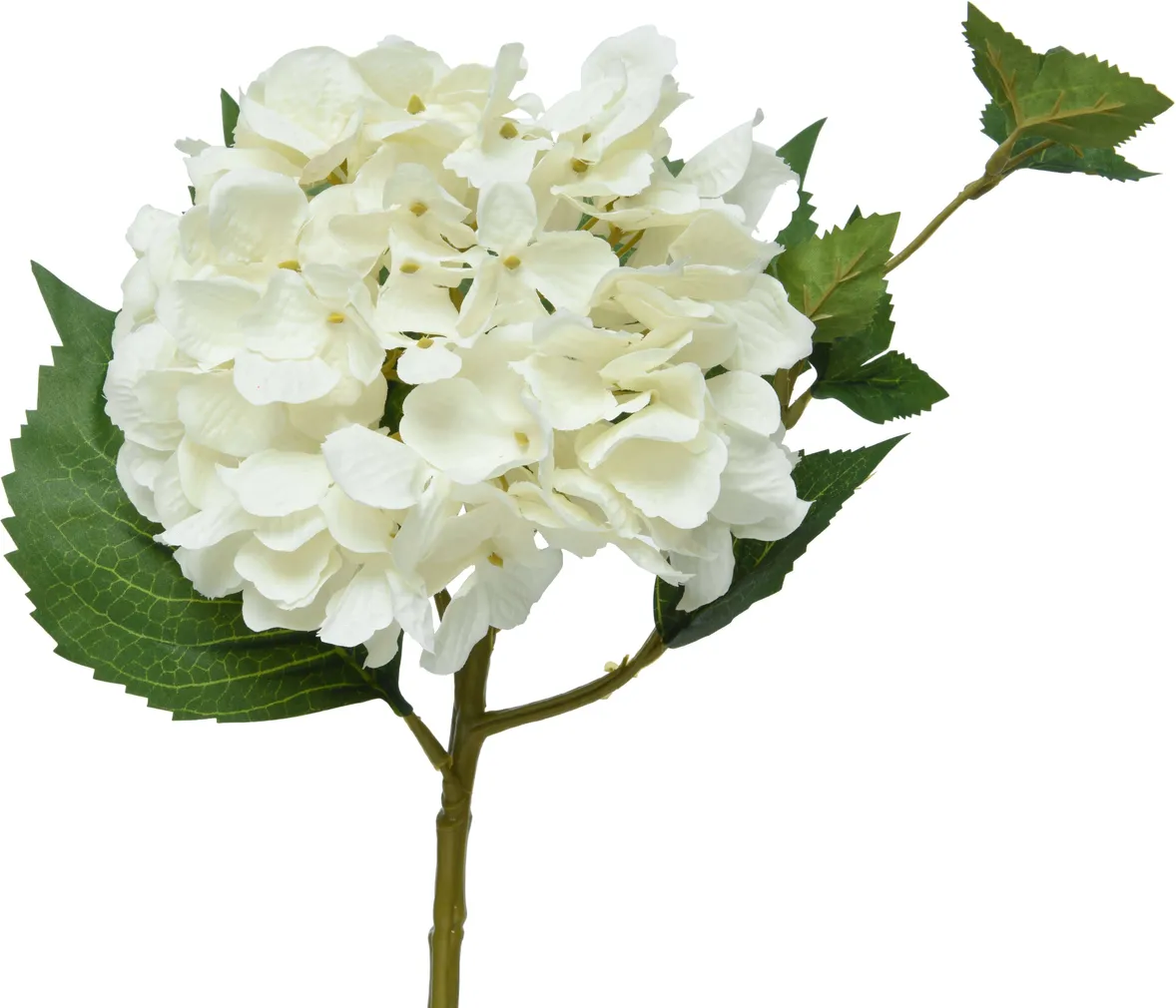 KUNSTLILL EVERLANDS HORTENSIA 46CM, VALGE