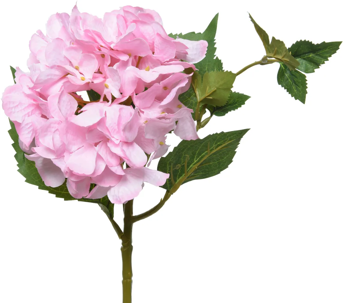 KUNSTLILL EVERLANDS HORTENSIA 46CM, ROOSA