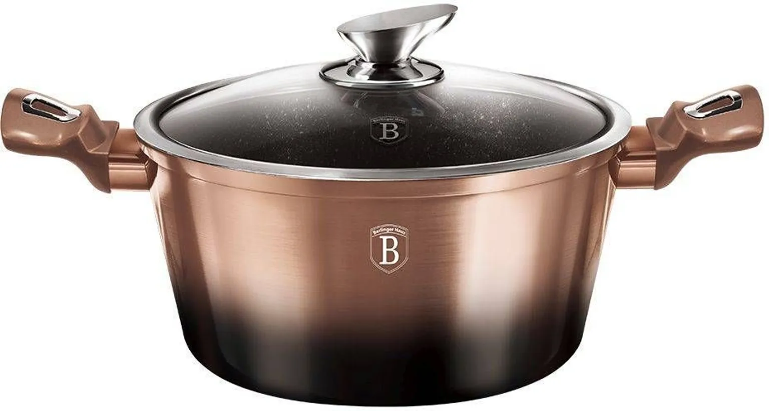 POTT KAANEGA BERLINGER HAUS METALLIC LINE ROSE GOLD NOIR EDITION 20CM