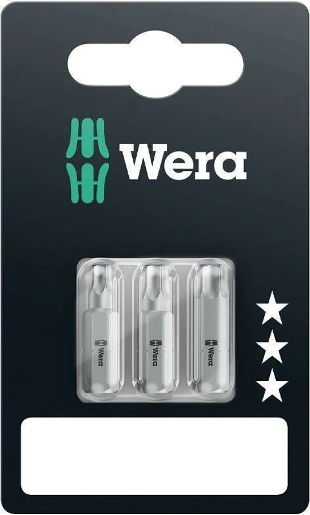 OTSIK WERA STANDARD TORX T25 + T30 + T40 X 25MM