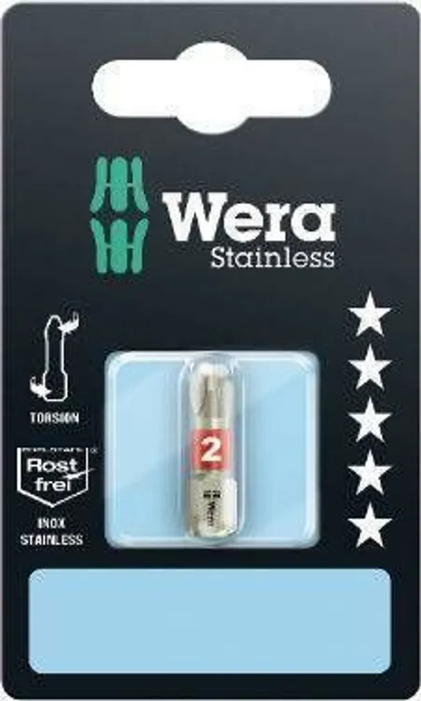 OTSIK WERA TORSION ROOSTEVABA PH2 X 25MM