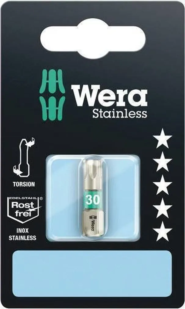 OTSIK WERA TORSION ROOSTEVABA T30 X 25MM