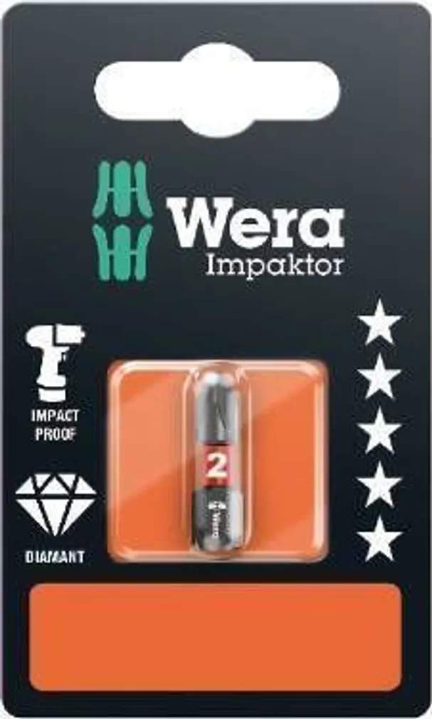 OTSIK WERA IMPAKTOR PH2 X 25MM