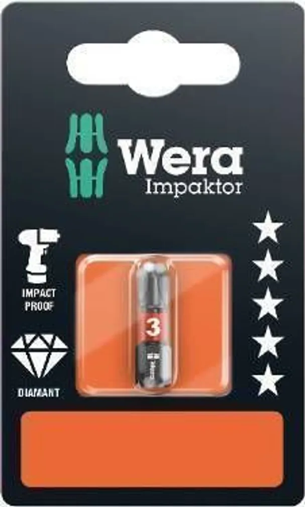 OTSIK WERA IMPAKTOR PH3 X 25MM