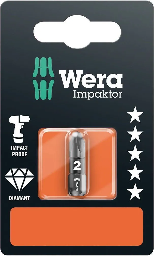 OTSIK WERA IMPAKTOR PZ3 X 25MM