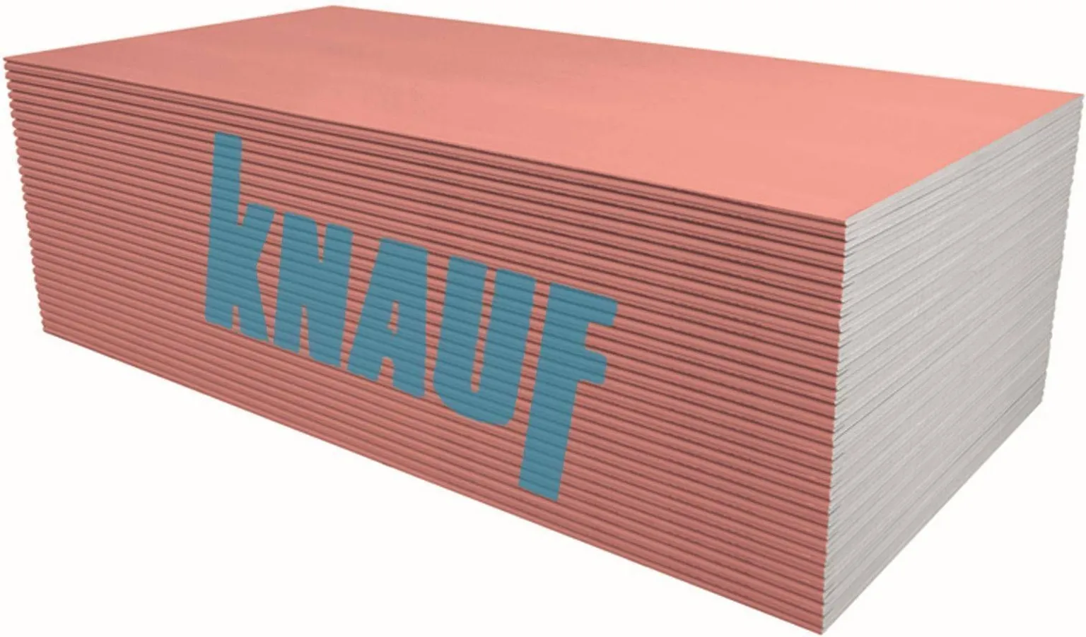 KIPSPLAAT KNAUF GKF 15X1200X2600MM TULEKAITSE 3,12M2/TK