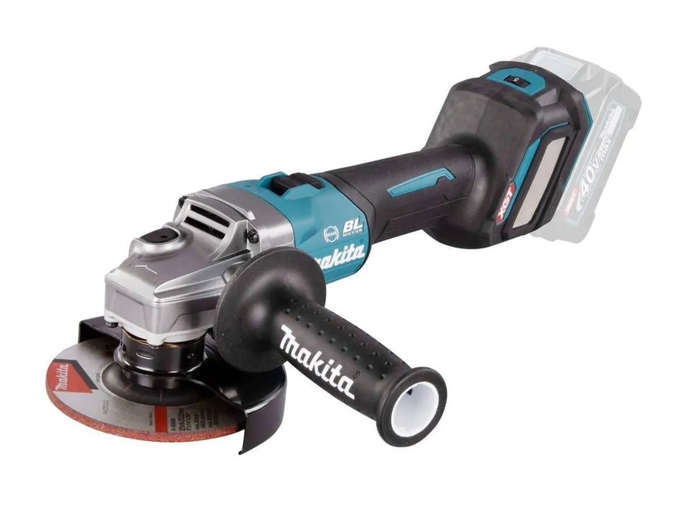 AKUNURKLIHVIJA MAKITA GA023GZ 40V MAX XGT 125MM AKU JA LAADIJATA