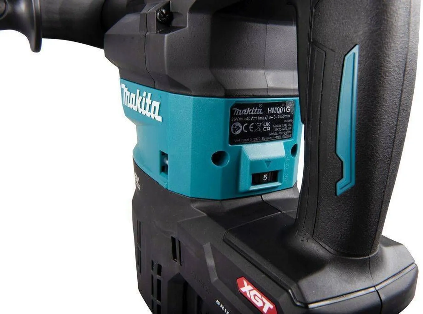 AKUPIIKVASAR MAKITA SDS-MAX XGT 40V 9,4J AKU JA LAADIJATA