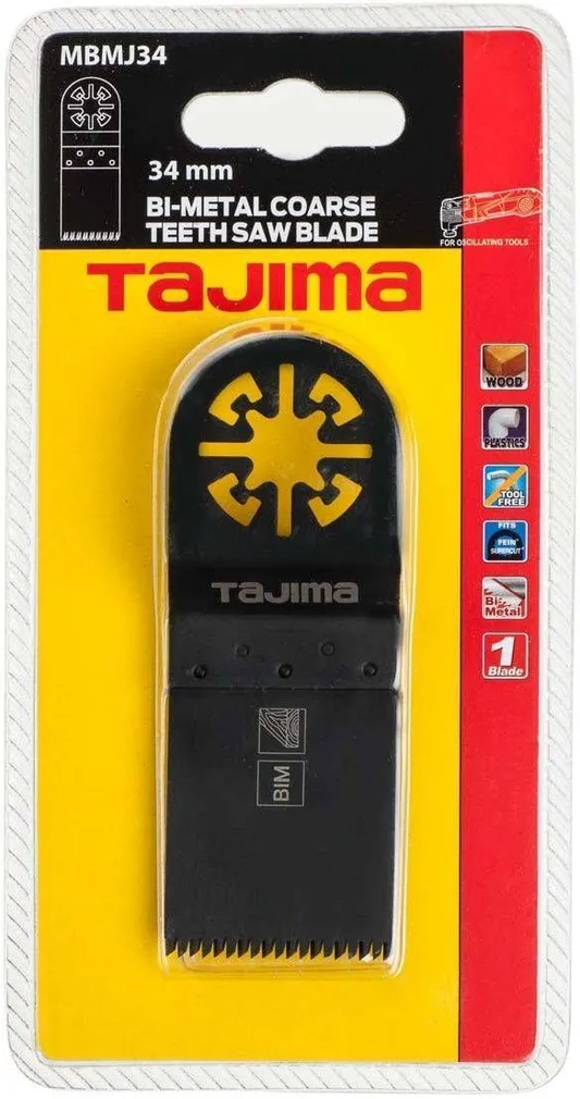 MULTITÖÖRIISTA BIM TERA TAJIMA SUURE HAMBAGA PUIT 34MM