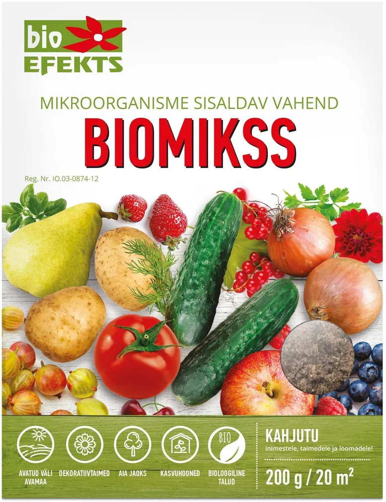 MIKROBIOLOOGILINE VÄETIS BIOEFEKTS BIOMIKSS 200G