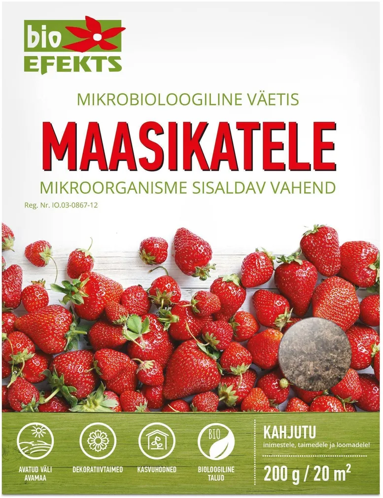 MIKROBIOLOOGILINE VÄETIS BIOEFEKTS MAASIKATELE 200G