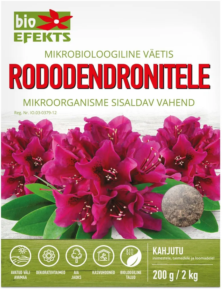 MIKROBIOLOOGILINE VÄETIS BIOEFEKTS RODODENDRONITELE 200G