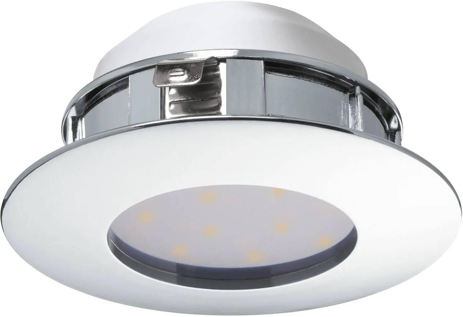 RIPPLAEVALGUSTI EGLO PINEDA 1X4,9W LED 460LM 3000K Ø78MM KROOM