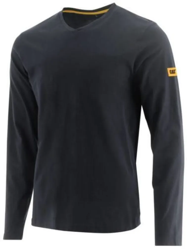 SÄRK PIKKADE VARRUKATEGA CAT MEESTE MUST 2XL