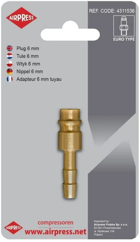 SURUÕHU KIIRÜHENDUSPISTIK AIRPRESS 6MM