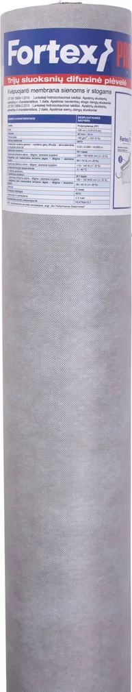KATUSE ALUSKATE FORTEX PROFI, HINGAV 75M² 140G/M²